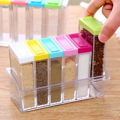 6-in-1 Spice Container Jar for Kitchen