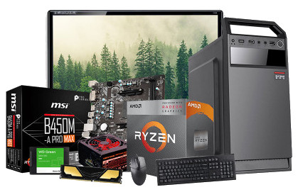 Desktop AMD Ryzen 5 8GB RAM 120GB SSD