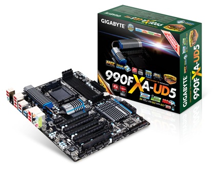 Gigabyte GA-990FXA-UD5 Socket AM3+ Motherboard
