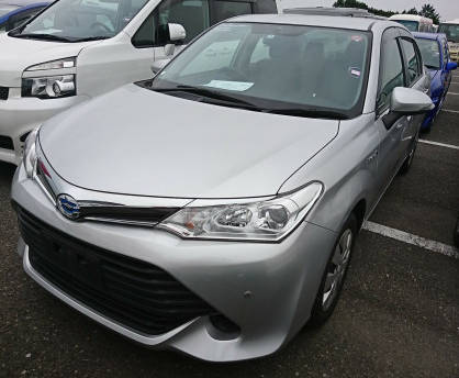 Toyota Axio X Hybrid 2016 Silver Color