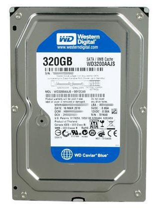 320 GB Hard Disk