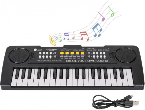 Electronic Piano with Microphone
