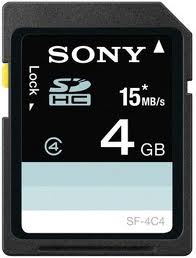Sony 4GB SD Memory Card