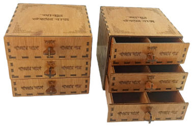 Wooden Drug Storage Box
