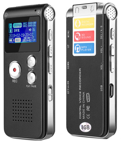 Digital Audio Recorder with Mp3 Player