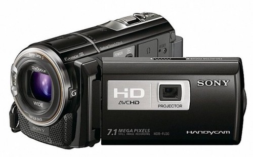 Sony HDR-PJ30 HD Handycam with Projector & GPS