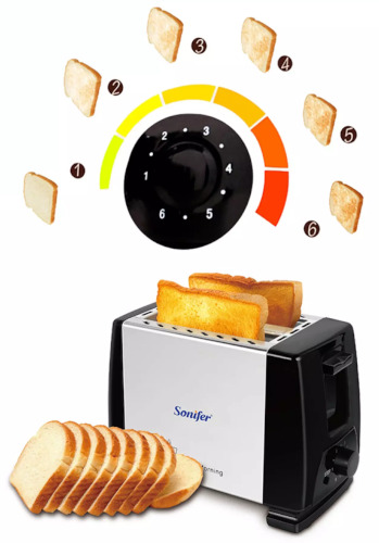 Sonifer SF-6007 Double Groove Automatic Heating Toaster