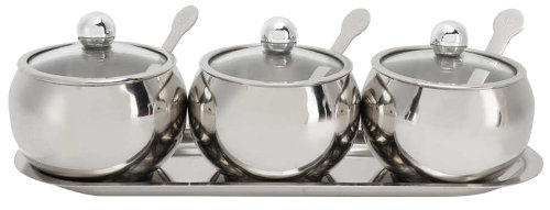 Stainless Steel Spice Pot Set