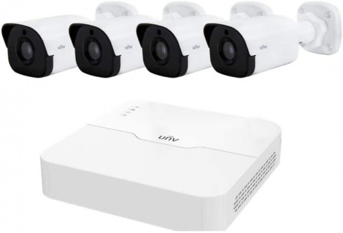 Uniview UNV 4-CH NVR with 4 Camera CCTV Package