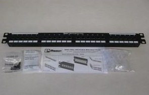 Panduit UTP 24 Port Cat6 Patch Panel with Loaded Modular
