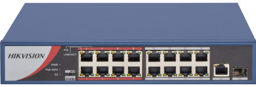 Hikvision DS-3E0318P-E/M 16-Port Fast Ethernet Switch