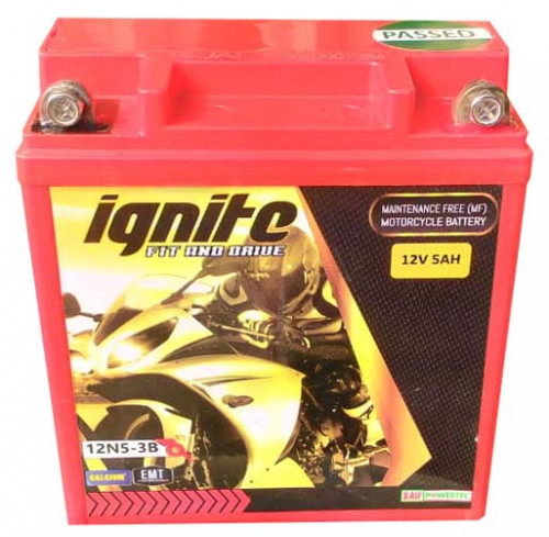 Ignite 12N5-3B 12V Bike Battery Price in Bangladesh BDStall