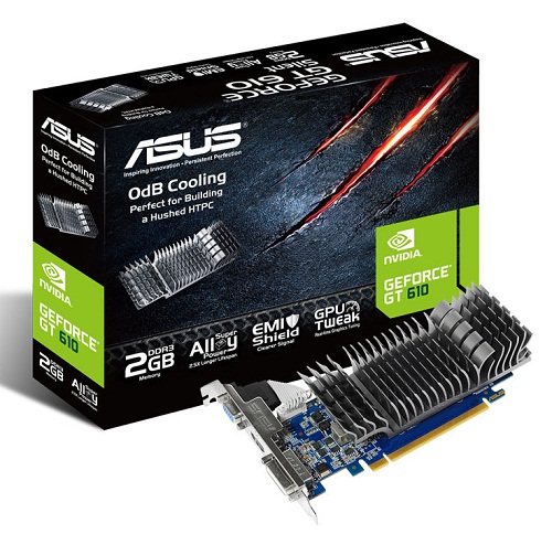 Asus GT610-SL-2GD3-L Fanless Graphics Card