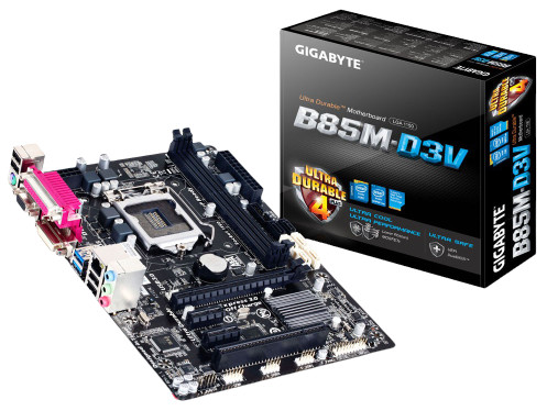 Gigabyte GA-B85M-D3V Intel 4th Gen Motherboard