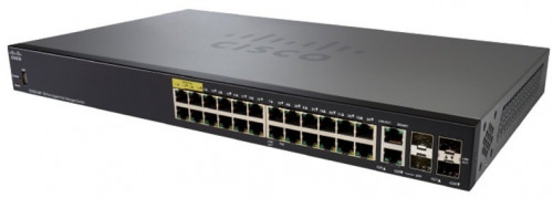 Cisco SG350-28P 28-Port PoE Gigabit Managed Switch