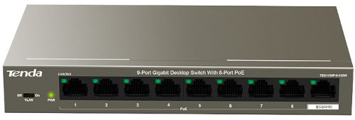 Tenda TEG1109P 9-Port PoE Gigabit Desktop Switch