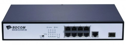 Bdcom S1210-8P-150 PoE Switch with 2 Uplink Port
