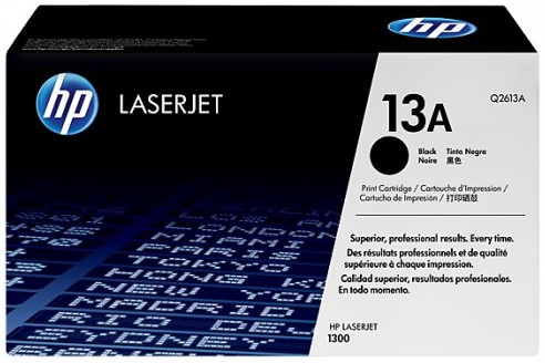 HP 13A Black LaserJet Toner with 2500 Page Yield