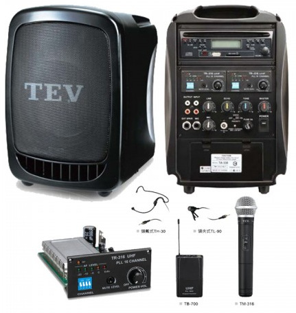 TEV TA-300 Powerful Sound 60W USB All-In-One PA System