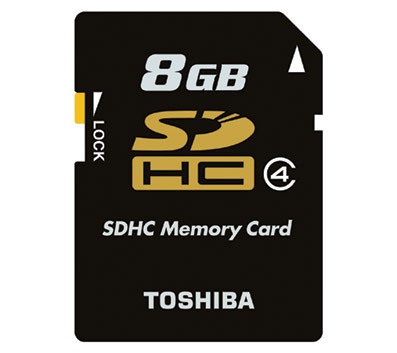 Toshiba 8GB Class 4 SDHC Memory Card