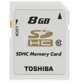 Toshiba 8GB Class 10 SDHC Memory Card