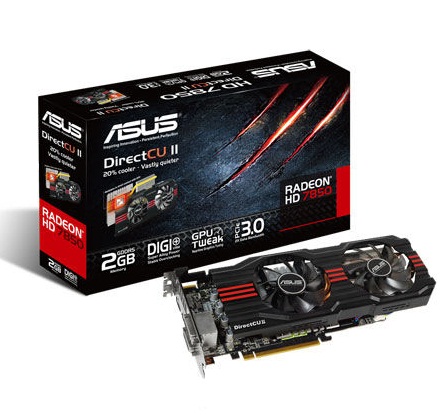 Asus HD7850-DC2-2GD5-V2 AMD Radeon Graphics Card