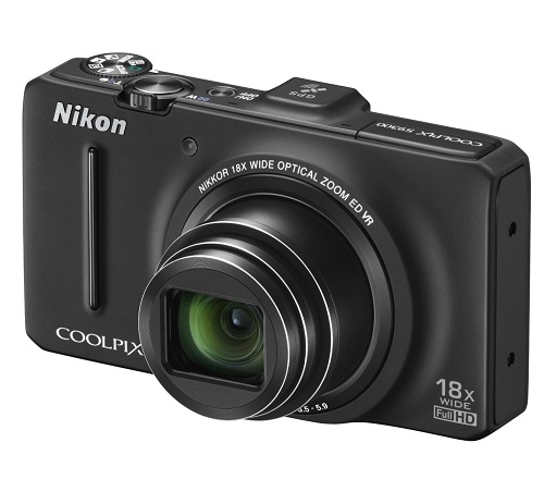 Nikon Coolpix S9300 18x 360 Panorama 3D Digital Camera