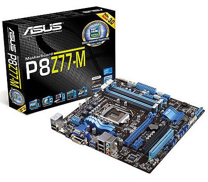 Asus P8Z77-M USB 3 Mainboard with USB BIOS Flashback