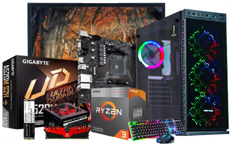 Desktop PC Ryzen 3 3200G 8GB RAM 128GB SSD