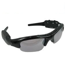 Professional Spy Video Camera Glasses w/ Sunglasses Lens