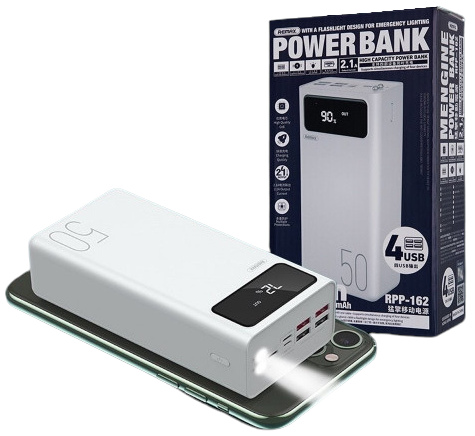 Remax RPP-162 Mengine Series 50000mA Power Bank