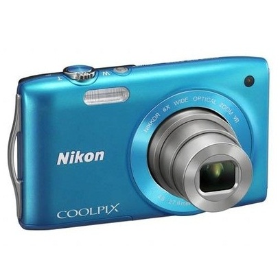 Nikon Coolpix S3300 16MP 6x Zoom Stylish Slim Camera