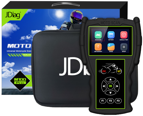JDiag M100 Pro Motorcycle EFI System Tester