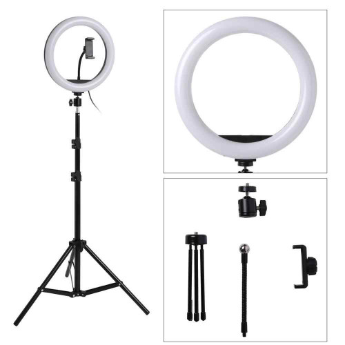 USB LED Ring Light with 10" Stand