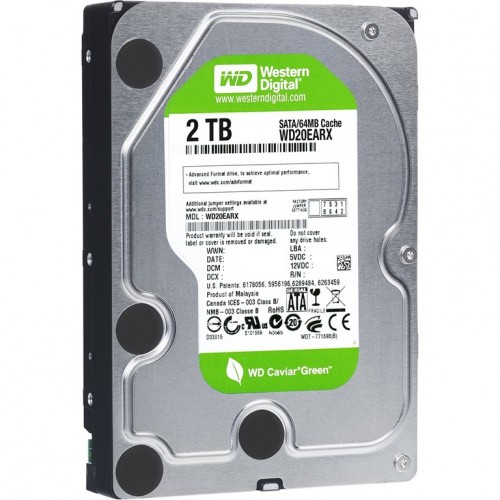 Western Digital WD20EARX 2TB Internal Desktop HDD