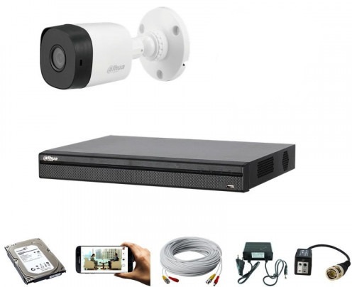 CCTV Package Dahua 4 Channel DVR with 1-Pcs Camera