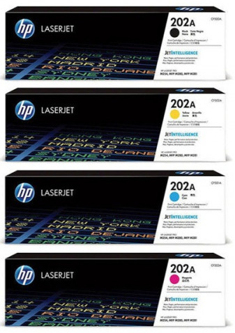 HP 202A Original LaserJet Printer Toner Cartridge Set