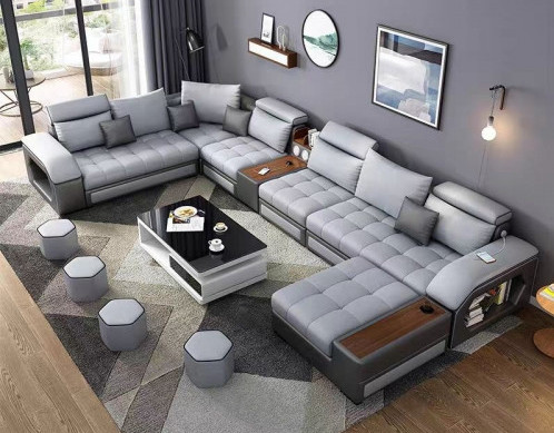 Modern U-Shape Sofa Set JFS516