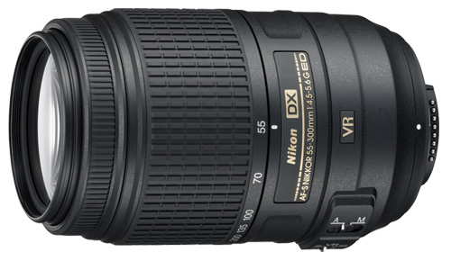 Nikon AF-S DX 55-300mm ED VR Telephoto SLR Camera Lens
