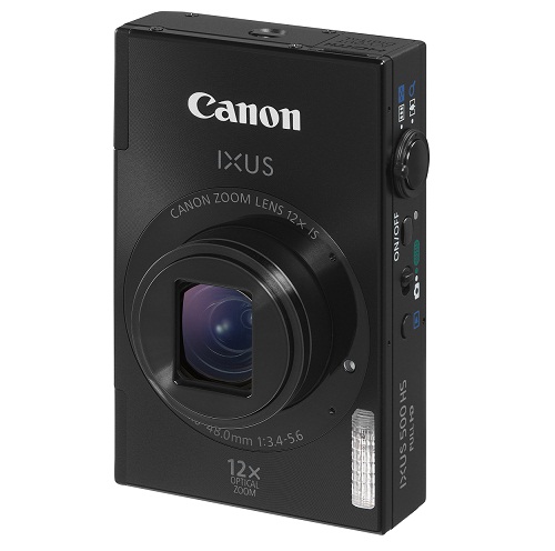 Canon IXUS 500 HS 12x Optical Zoom CMOS Digital Camera