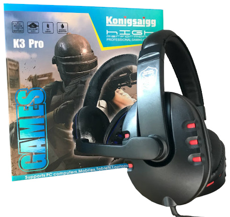 Konigsaigg K3 Pro Gaming Headphone with Mic