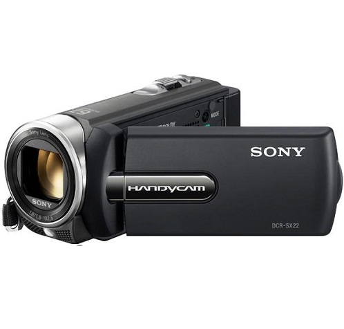 Sony DCR-SX22 60x Zoom SD Video Digital Movie Camera