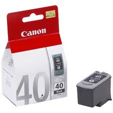 Canon Pixma PG-40 Black Genuine Inkjet Printer Cartridge