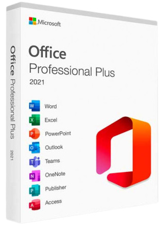 Microsoft Office Professional Plus 2021 DVD