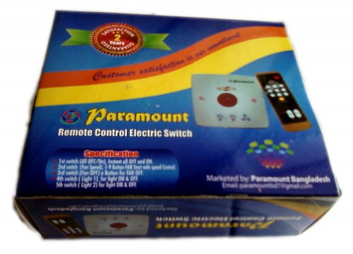 Paramount Wireless Remote Control Electric Switch