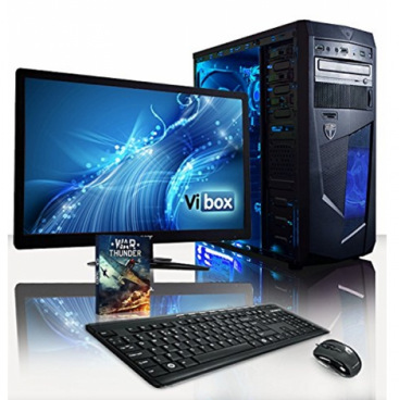 Desktop Budget PC Core 2 Duo E8400 2GB RAM 17" LED