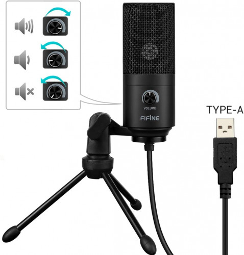 Fifine K669B USB Microphone