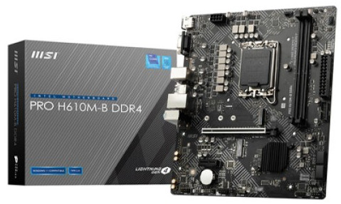 MSI PRO H610M-B DDR4 12th Gen Mirco-ATX Motherboard