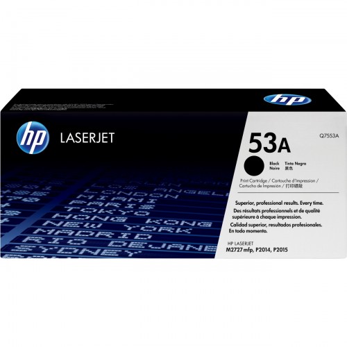 HP Genuine Q7553A Black LaserJet  Toner for P2015 Printer
