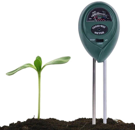 3-in-1 Soil pH Tester / Moisture / Light Meter